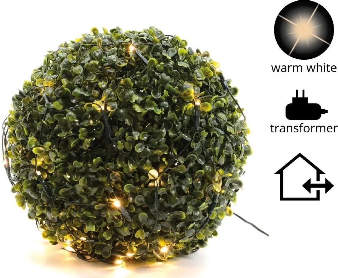 Lumineo Kerstboom Decoris Besneeuwd 80cm