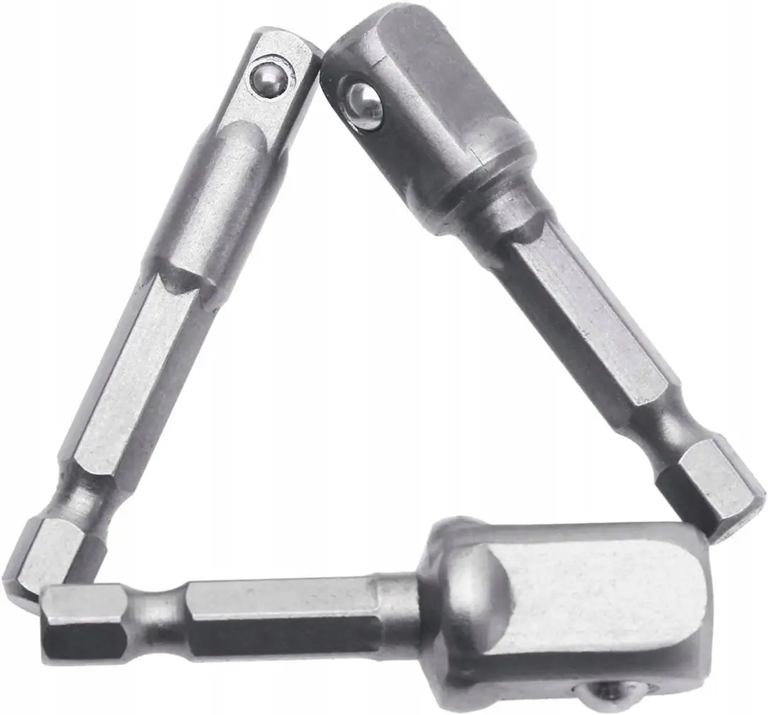 Adapter Set 1/4" 3/8" 1/2" voor Schroef- en Boormachines