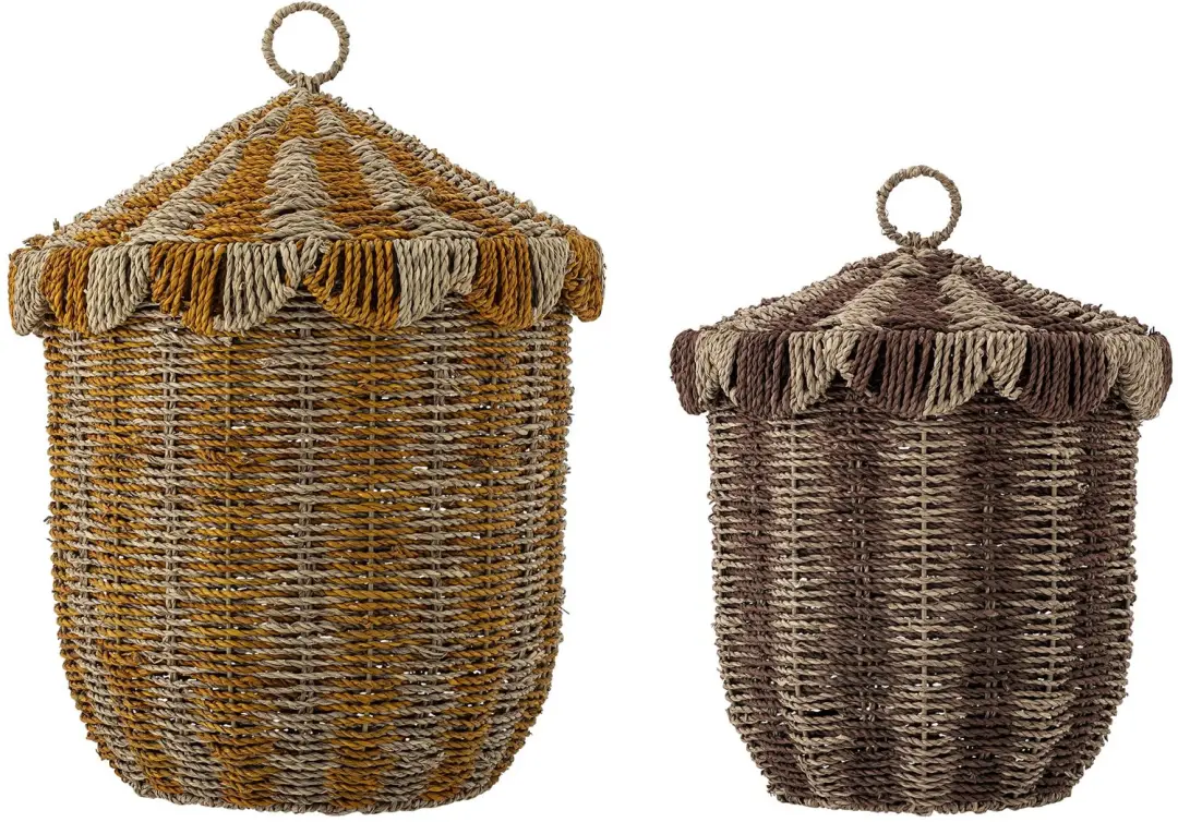 Bloomingville Opbergmand Cikkeline Set van 2