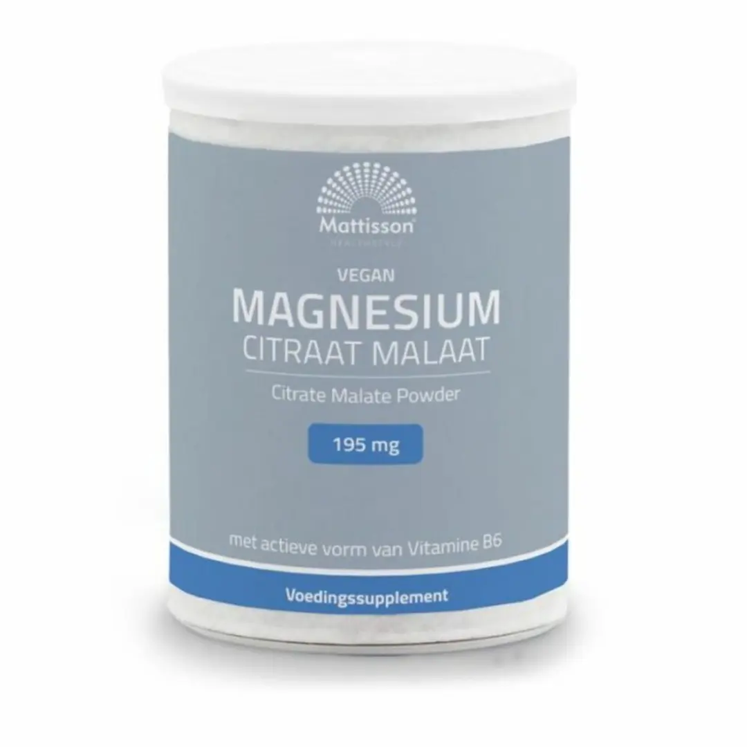 Mattisson Magnesium Citraat Malaat Poeder
