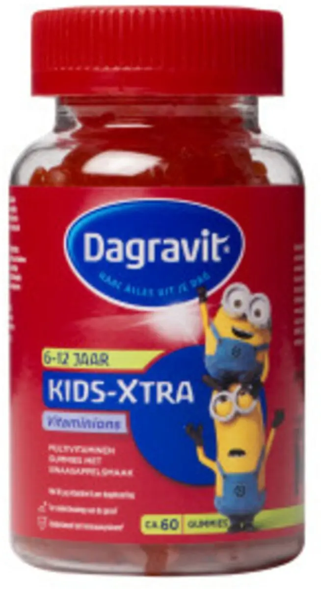 Dagravit Kids-Xtra Vitaminions Multivitaminen 6-12 jaar - 120 Gummies