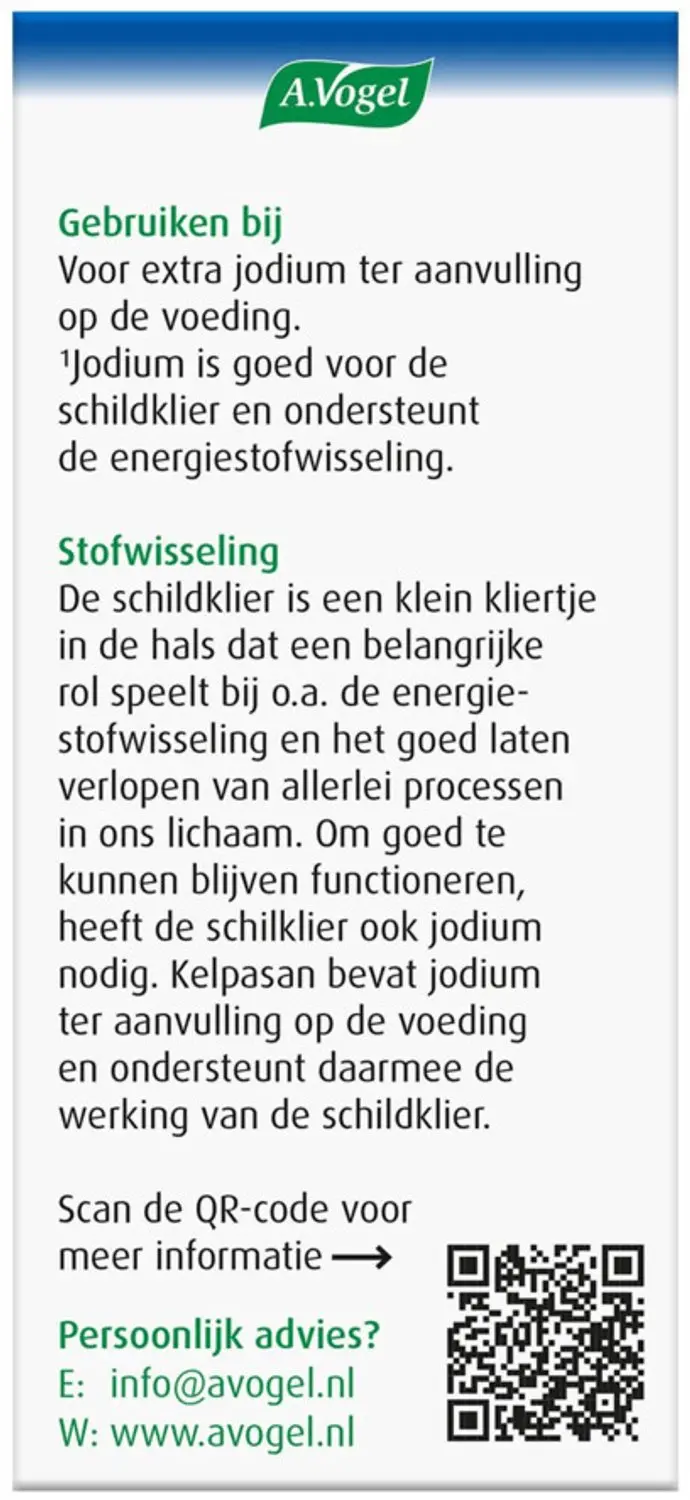 A.Vogel Kelpasan Schildklier - 360 Tabletten
