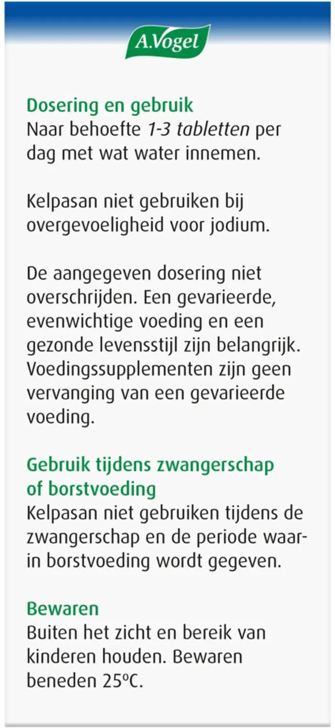 A.Vogel Kelpasan Schildklier