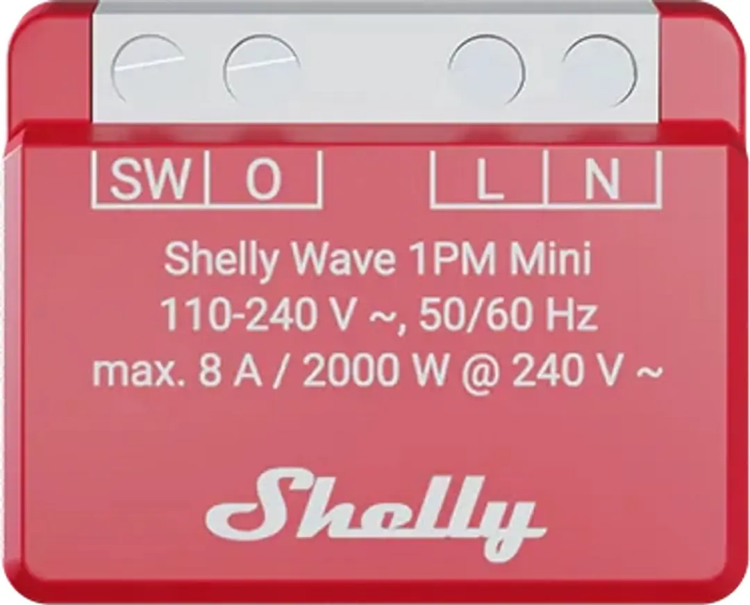 Shelly Wave Mini 1PM LR Z-Wave Long Range
