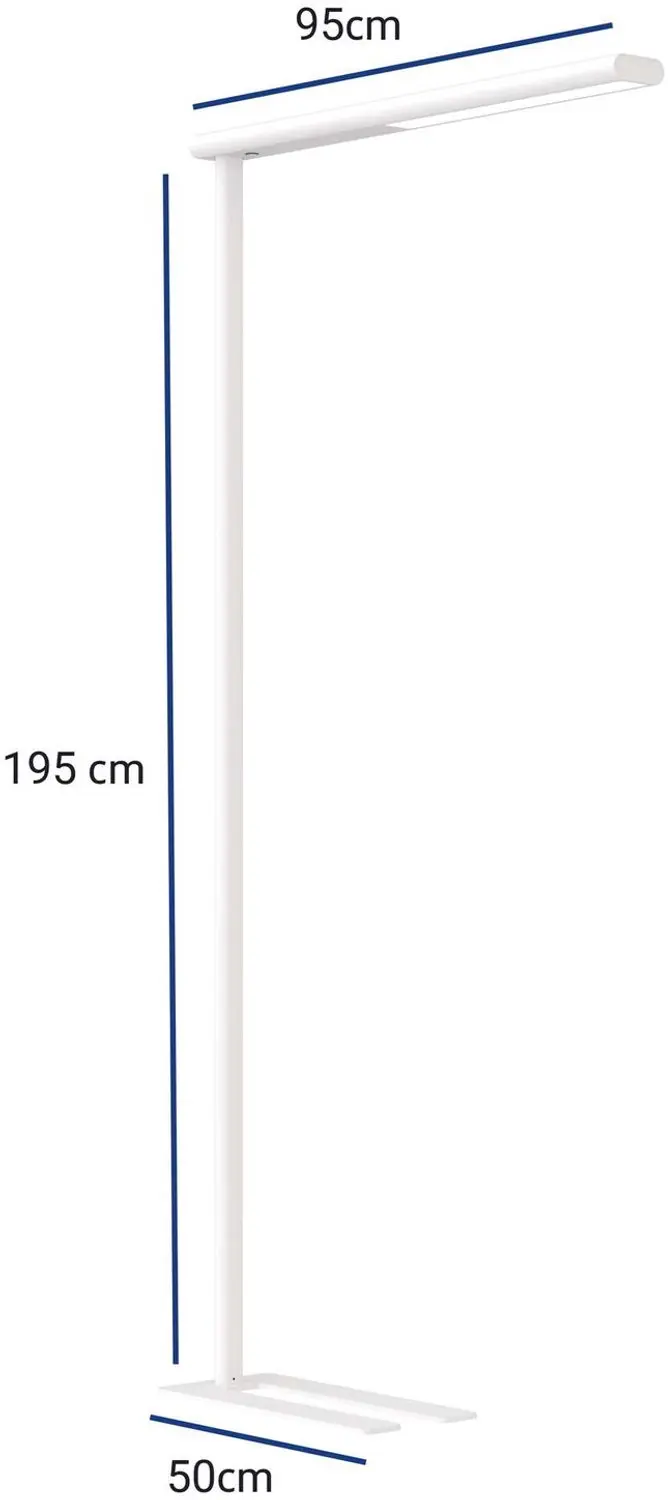 MAULjet LED Vloerlamp 2x21W - Wit - 95x22.5x195cm - afbeelding 3 van 6