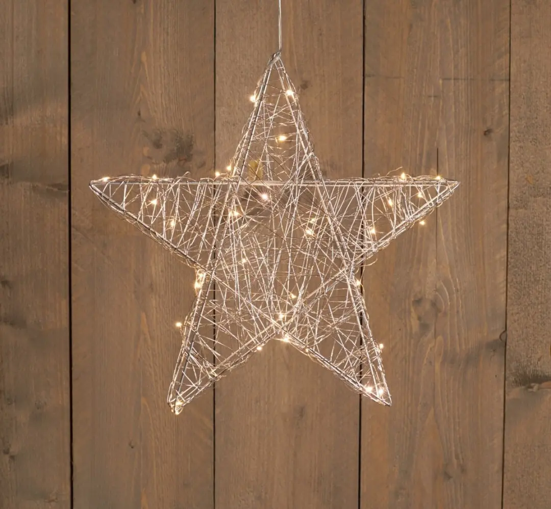 Anna's Collection Metal Ster 40cm Verlichting