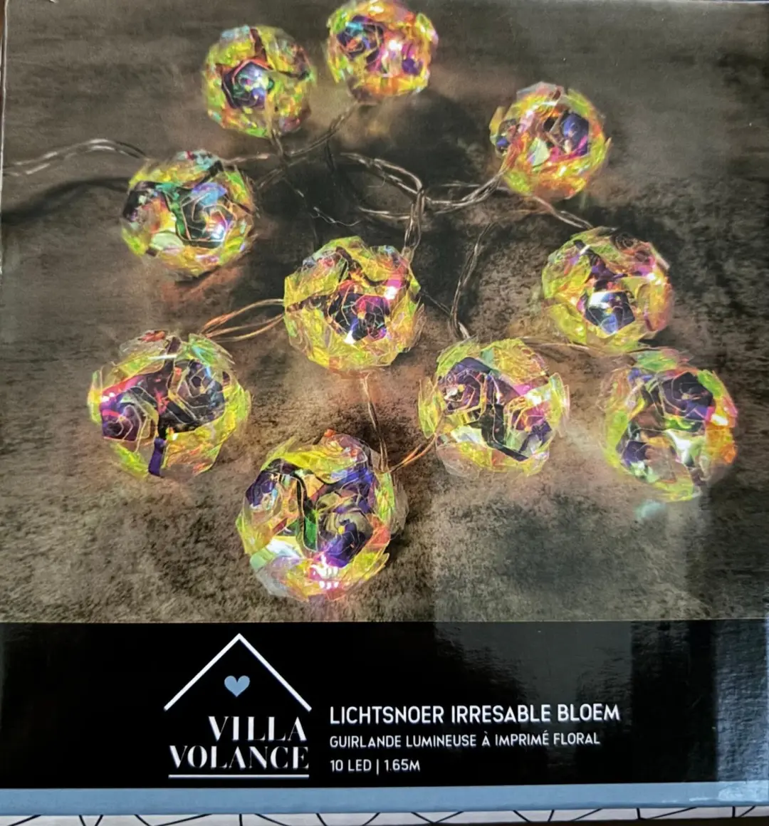 Villa Volance lichtsnoer bloem