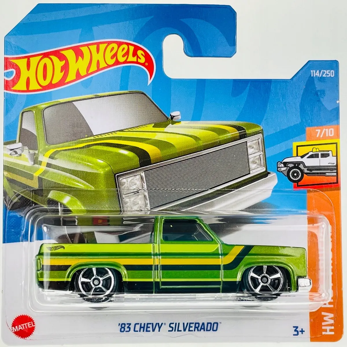 Hot Wheels '83 Chevy Silverado HCV33 Groene Modelauto