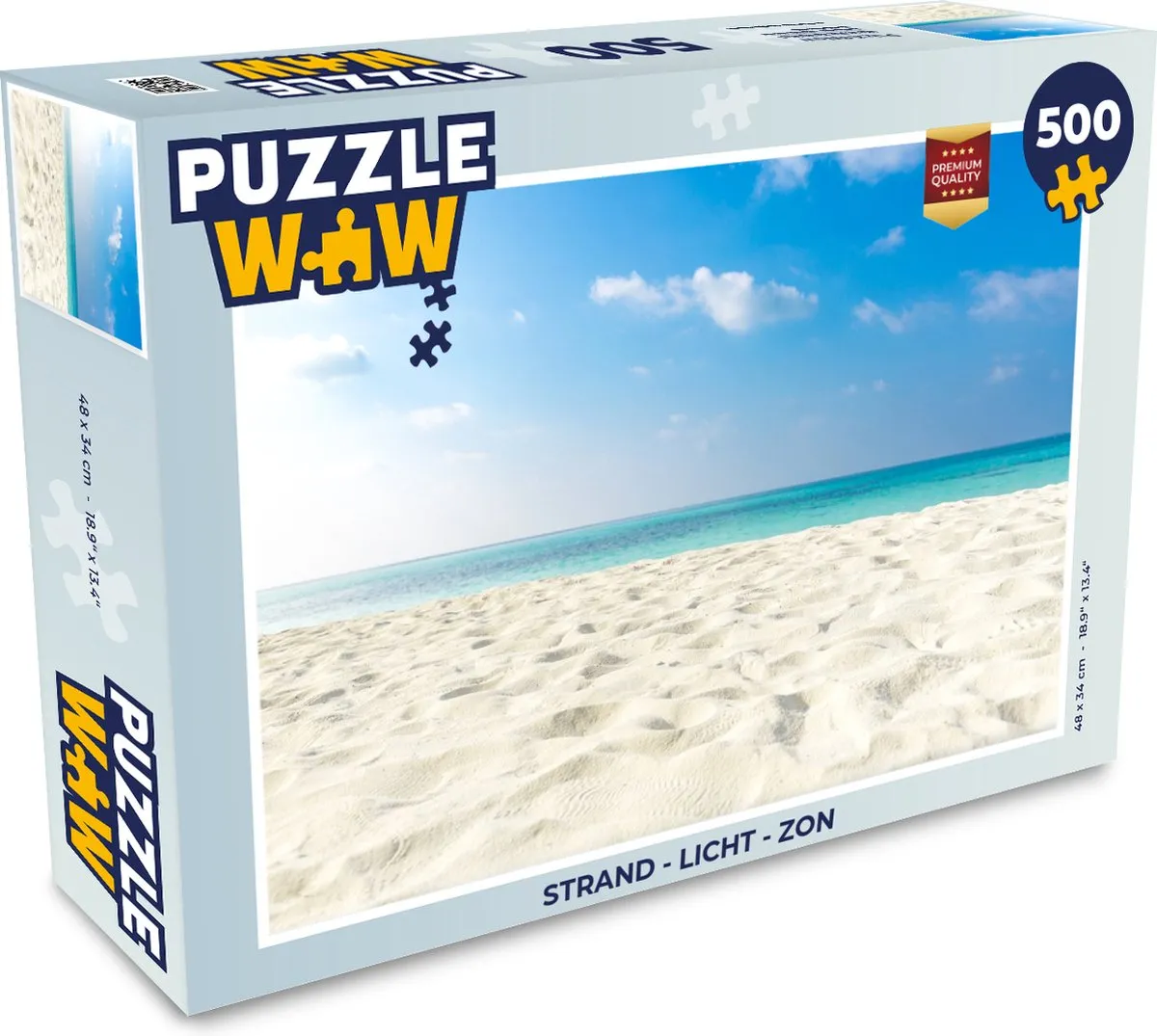PuzzleWow Strand Legpuzzel 500 Stuks
