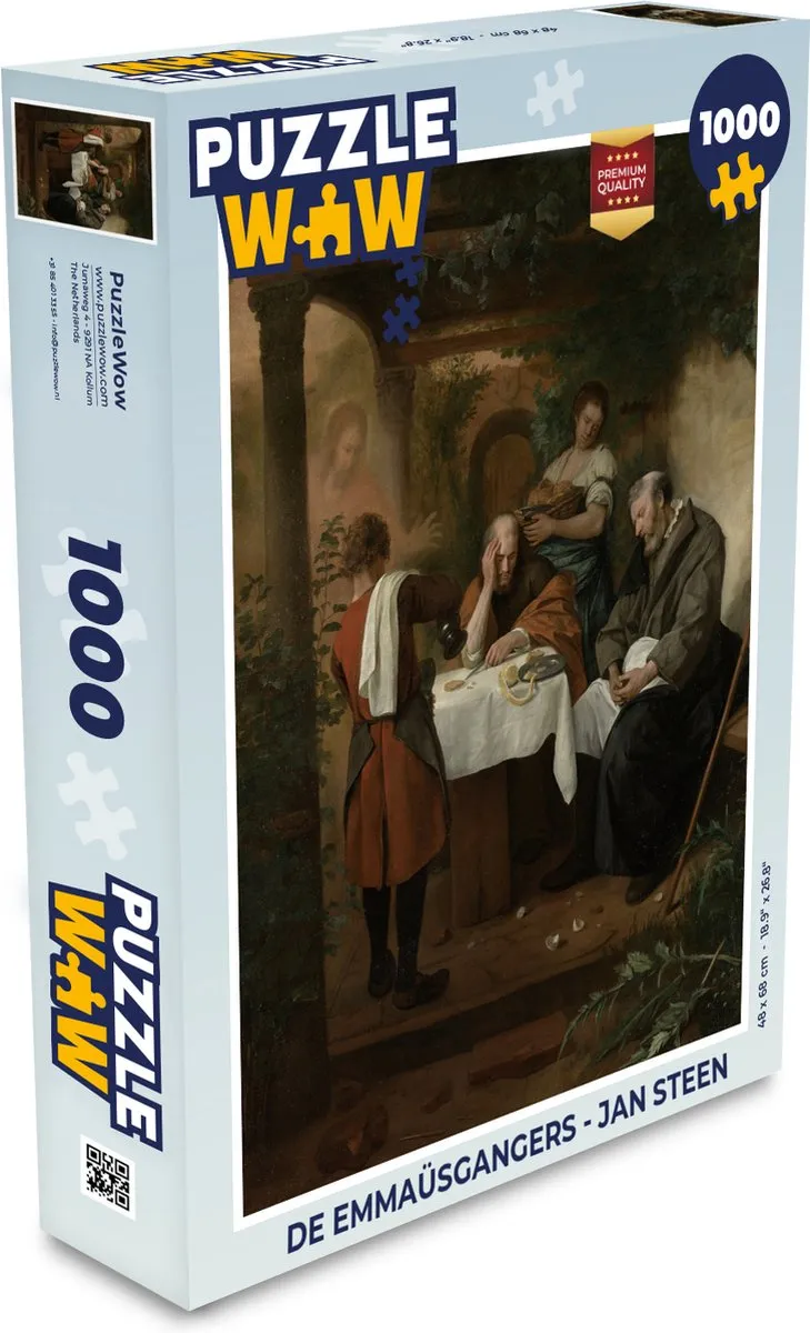PuzzleWow De Emmaüsgangers Legpuzzel 1000 Stuks