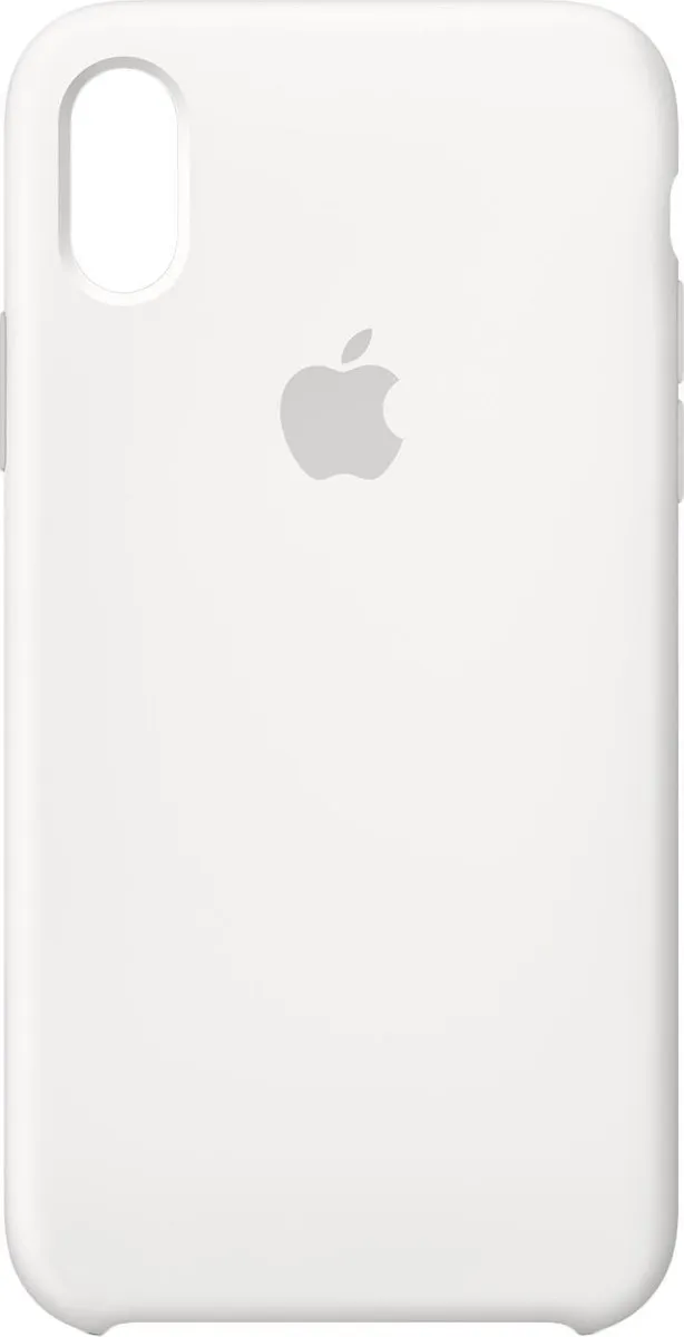 Apple iPhone X Siliconen Back Cover IPX52263402 - Wit