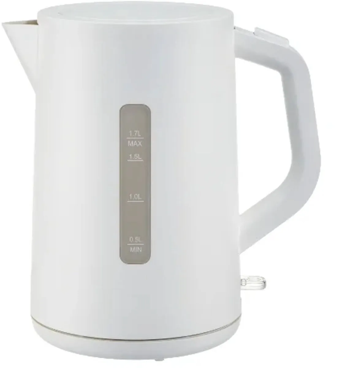SILVERCREST® Waterkoker 1,7 L - Materiaal: BPA vrij kunststof - Vermogen: 3000 W - 1 l water in ca. 2:37 min. - 360° draaibaar - Uitneembaar en afwasbaar kalkfilter - Waterstandaanwijzing - Wit