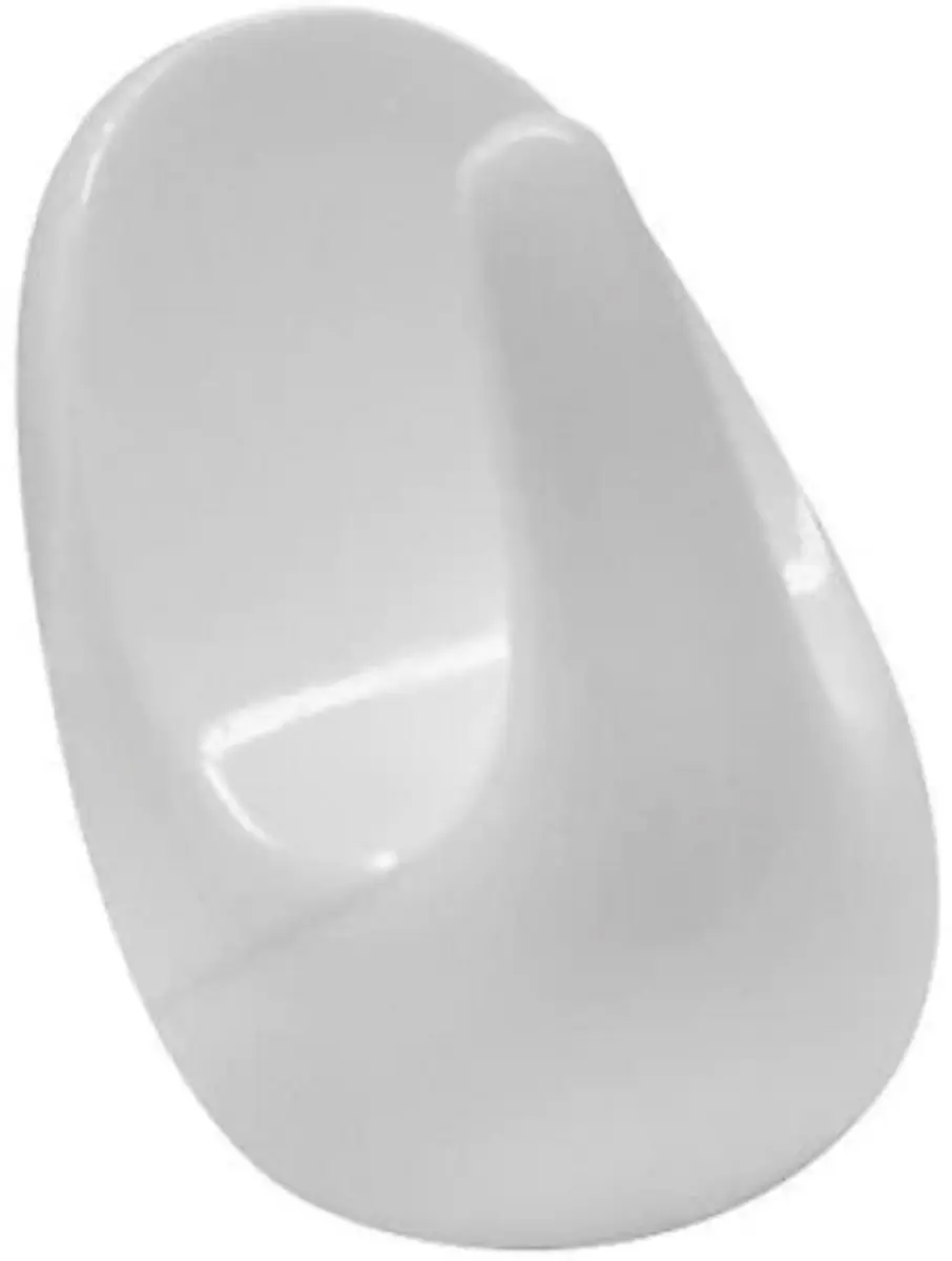 Set van 6 witte zelfklevende mini haken Fackelmann Tecno