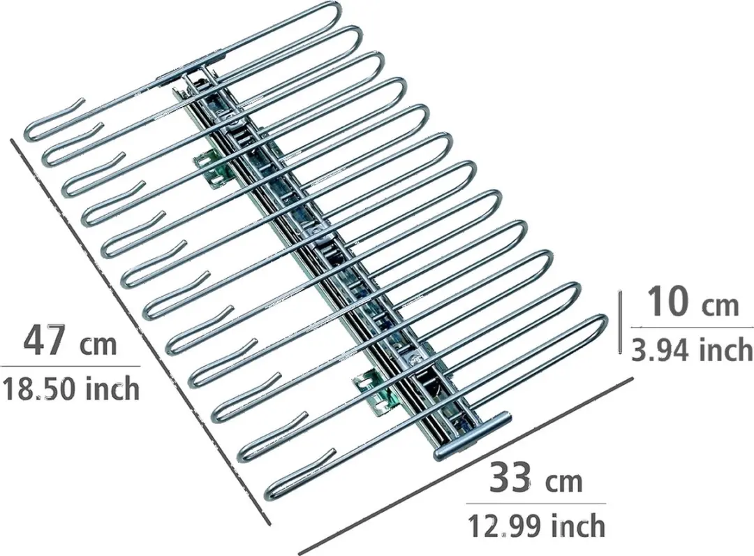 Wenko W-135971800 Hosenbügel - Zilver - afbeelding 4 van 6