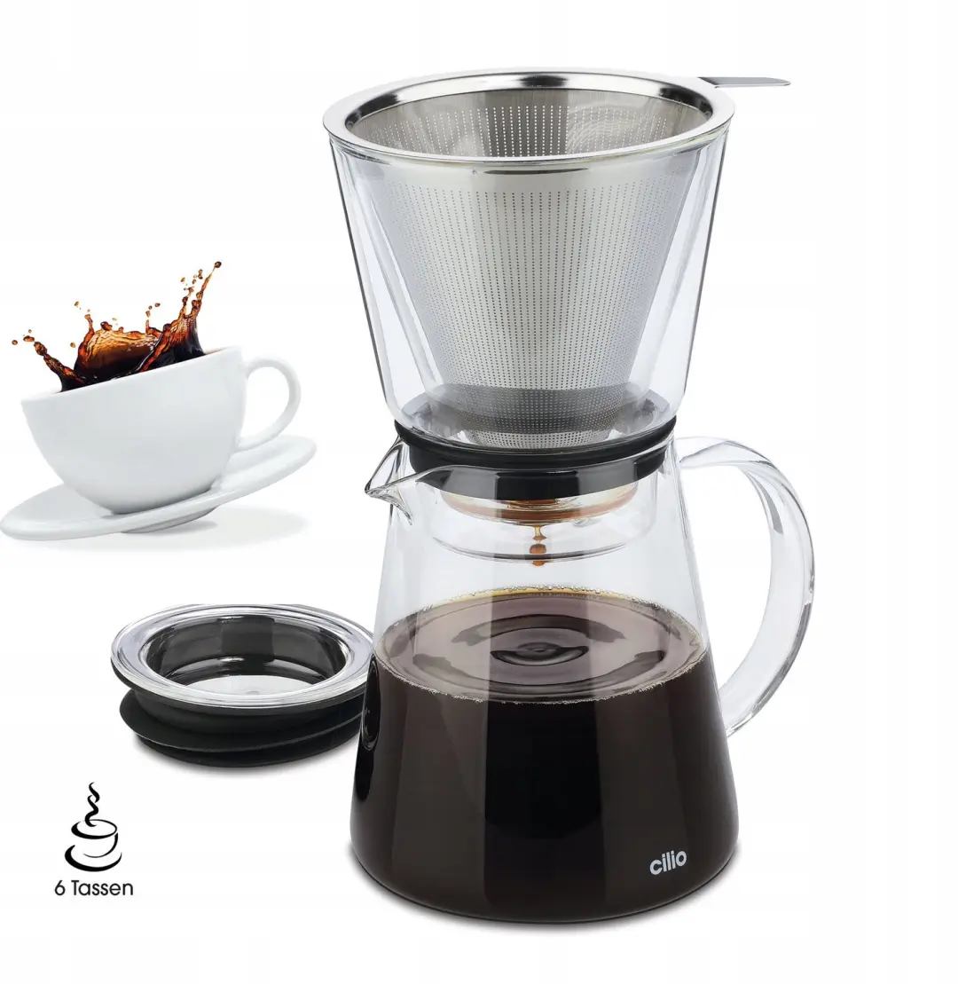 Cilio Koffiezetter met Stalen Filter