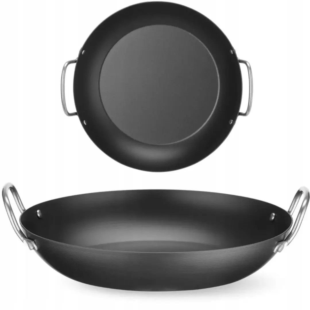 Hendi Serveerpan Koolstofstaal 204mm