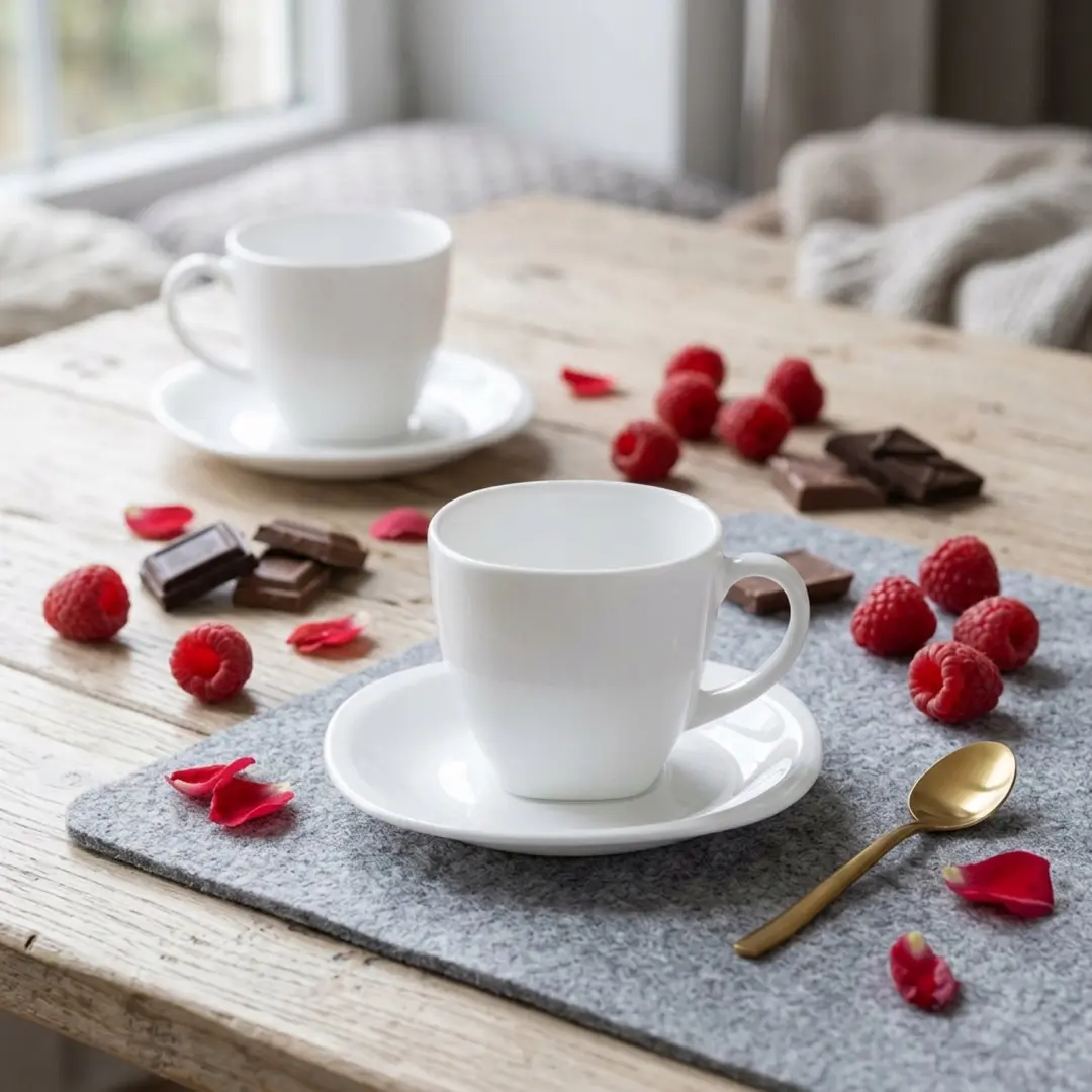 Luminarc Carine White Koffieservies 36-delig voor 18 personen