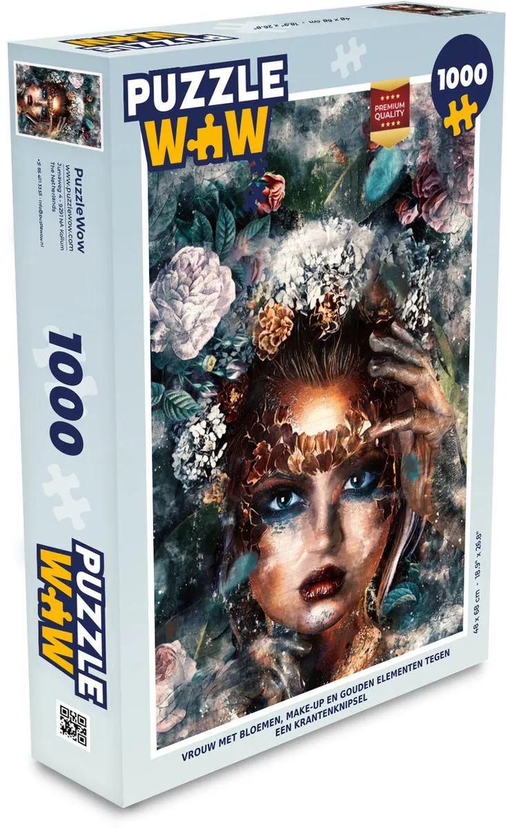 PuzzleWow Bloemen Legpuzzel 1000 Stuks