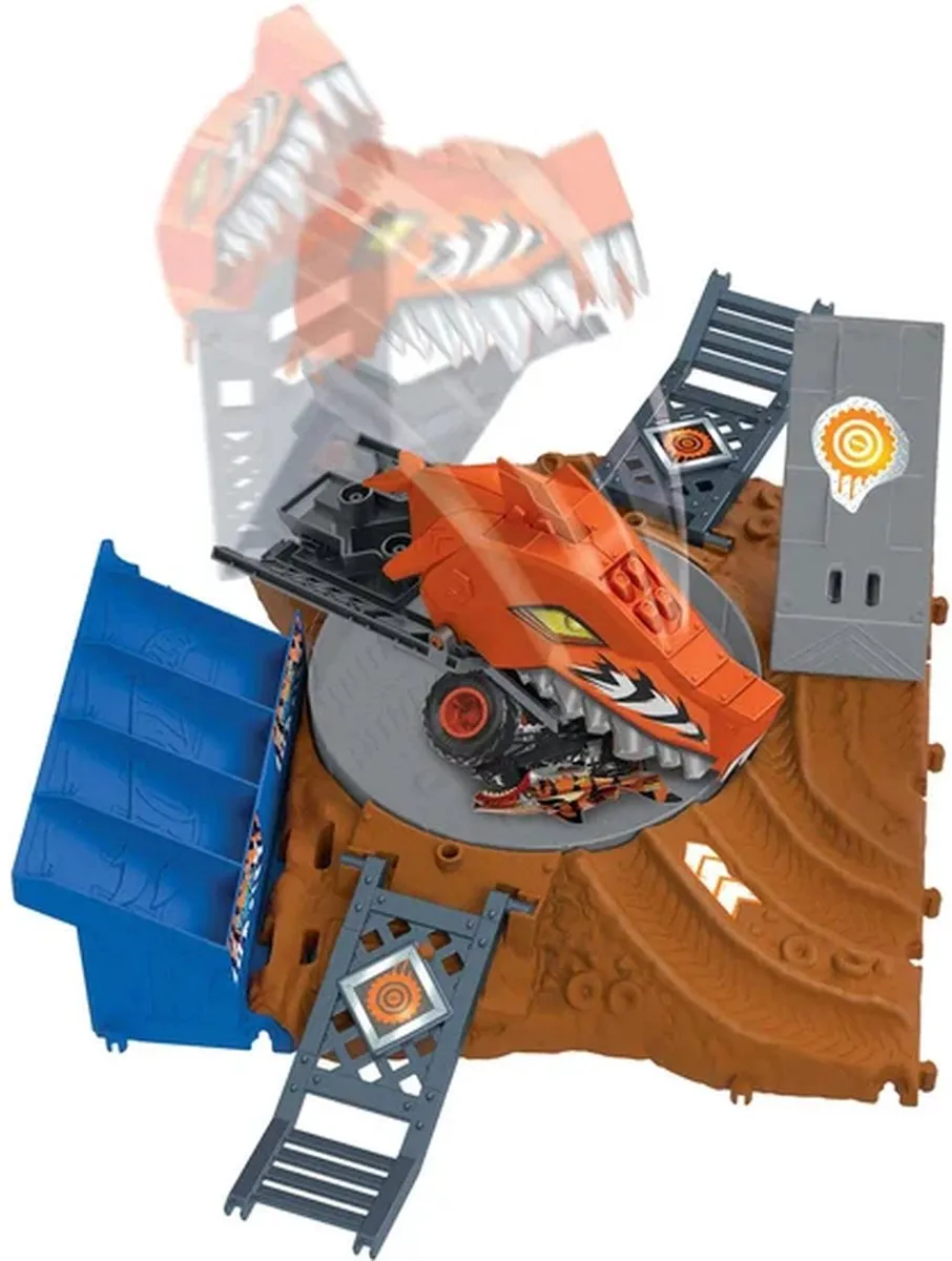 Hot Wheels Monstertrucks Tiger Shark Spin-Out HNB93 - Multicolor