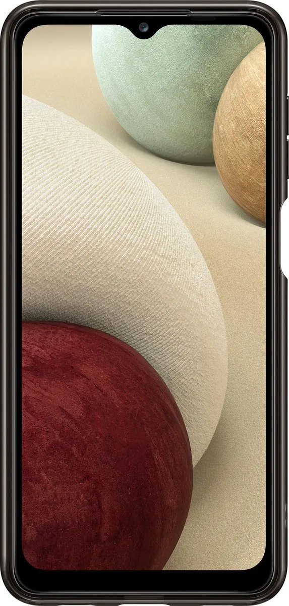 Samsung Galaxy A12 Soft Clear Hoesje EF-QA125TBEGEU - Zwart - afbeelding 6 van 6