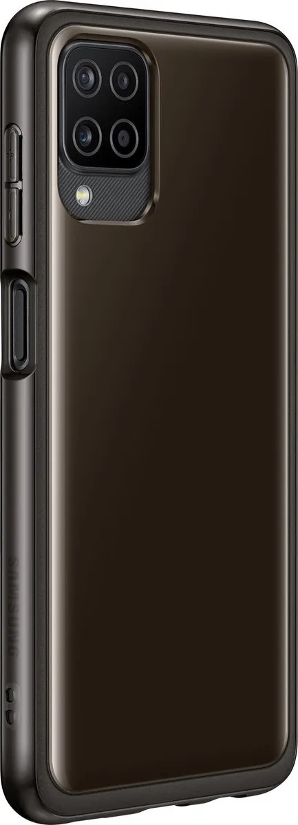 Samsung Galaxy A12 Soft Clear Hoesje EF-QA125TBEGEU - Zwart