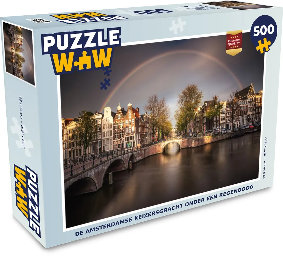 PuzzleWow Legpuzzel Amsterdamse Keizersgracht 500 Stuks