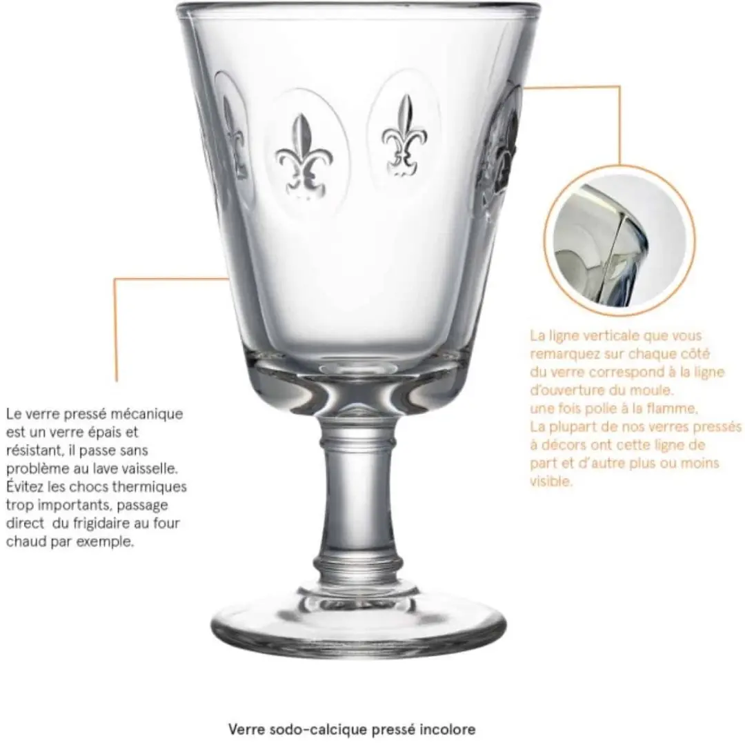 La Rochere Fleur De Lys Wijnglazen 24cl - 6 Stuks - afbeelding 3 van 6