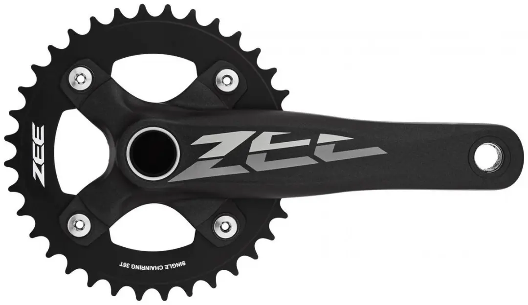 Shimano FC-M640 Crankset 175mm - Zwart - afbeelding 2 van 6