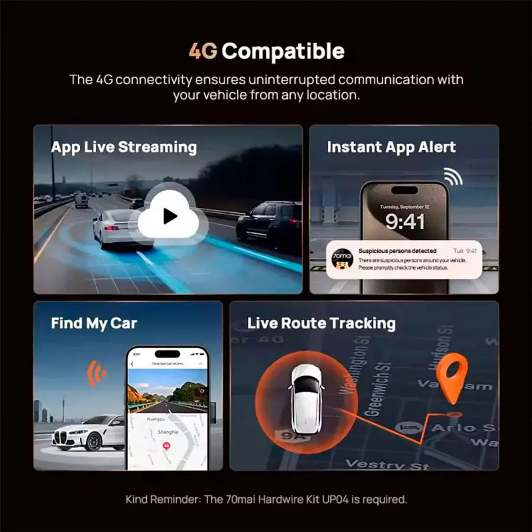 Xiaomi T800 Premium Dashcam - 4K - 512GB - afbeelding 3 van 6