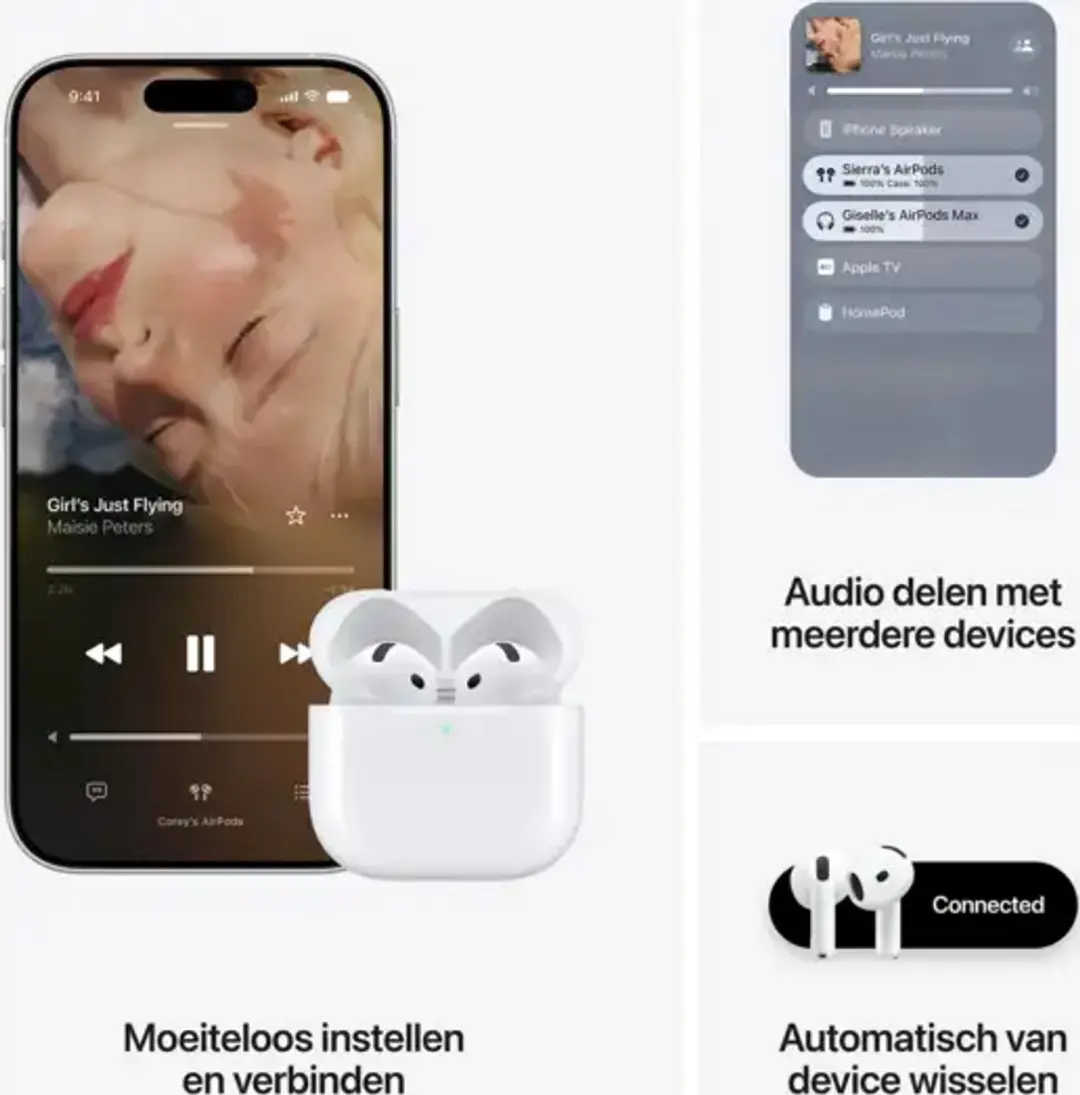 Apple AirPods 5 MKFW4ZM/A - Oplaadcase Wit - afbeelding 4 van 6
