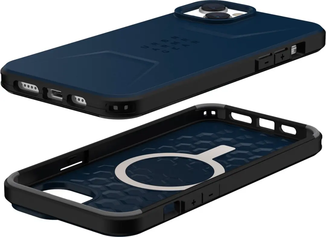 Urban Armor Gear Civilian Mag Hoesje iPhone 14 Plus - 114037115555 - Mallard Blauw - afbeelding 6 van 6