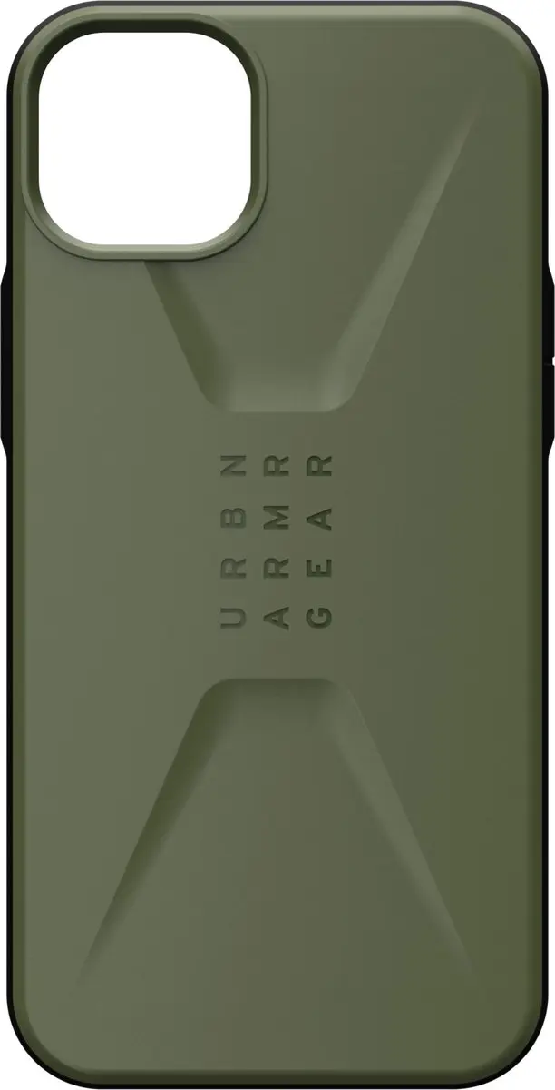 Urban Armor Gear Civilian iPhone 14 Plus Hoesje - olijfgroen - afbeelding 2 van 6