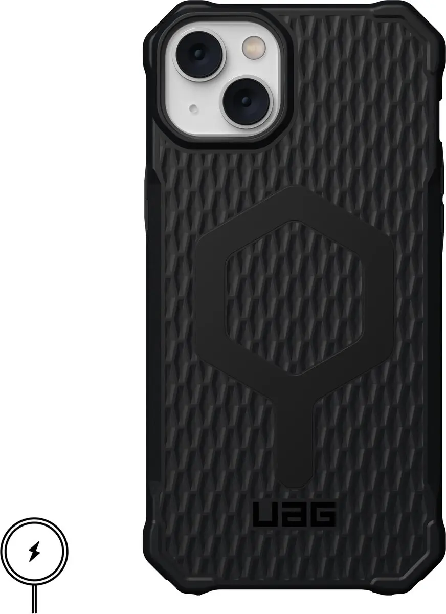 Urban Armor Gear Essential Armor Mag Hoesje iPhone 14 Plus 114090114040 - Zwart - afbeelding 3 van 6