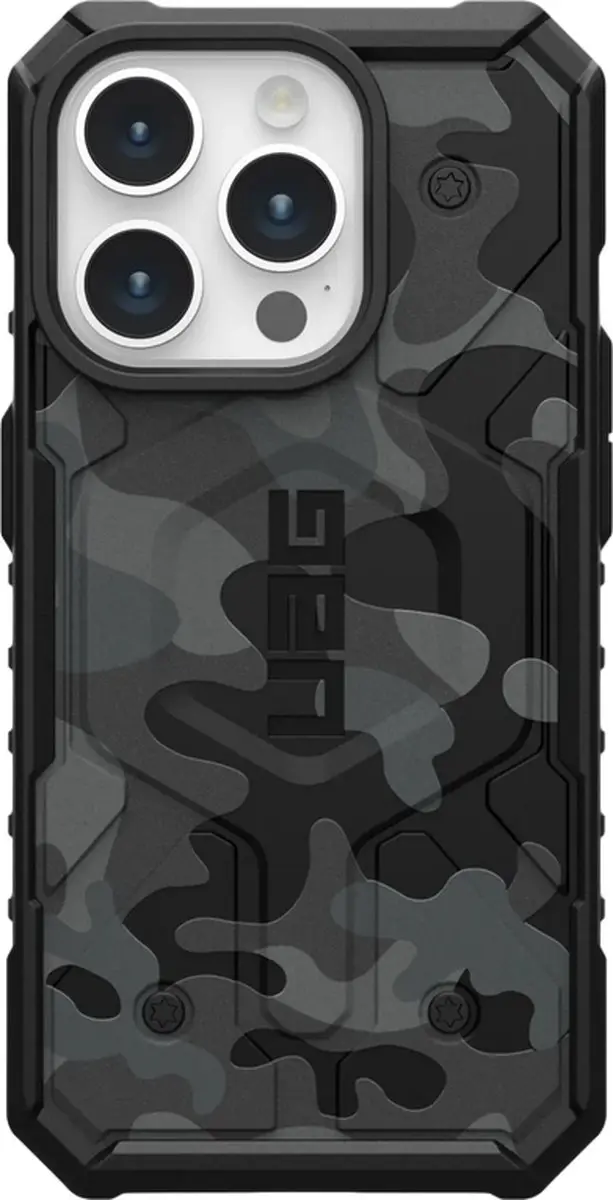 Urban Armor Gear Pathfinder SE iPhone 15 Pro Hoesje - 114283114061 - Zwart - afbeelding 2 van 6