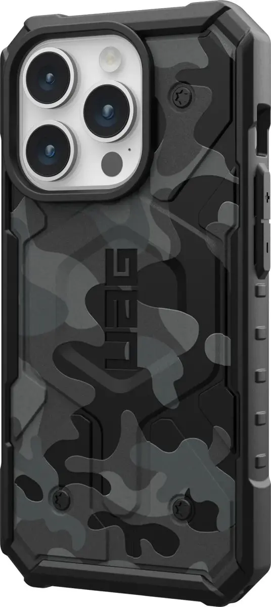 Urban Armor Gear Pathfinder SE iPhone 15 Pro Hoesje - 114283114061 - Zwart - afbeelding 6 van 6