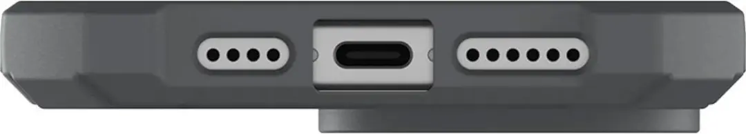 Urban Armor Gear Essential Armor Mag iPhone 15 Pro Max Hoesje 114296113333 - Zilver - afbeelding 4 van 6