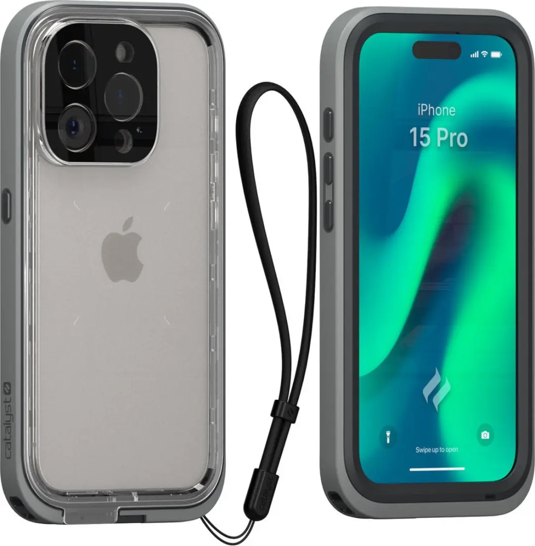 Catalyst Total Protection Case iPhone 15 Pro CATIPHO15GRYMP