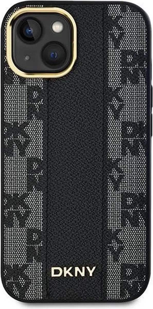 DKNY MagSafe Hoesje Leren - Zwart - afbeelding 2 van 6