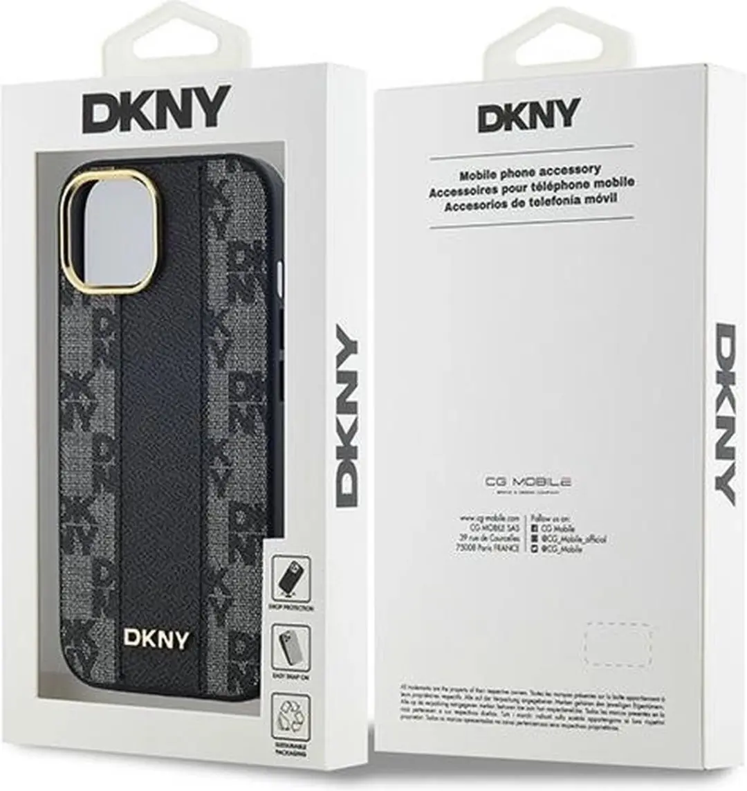 DKNY MagSafe Hoesje iPhone 15/14 Plus - Zwart - afbeelding 4 van 6