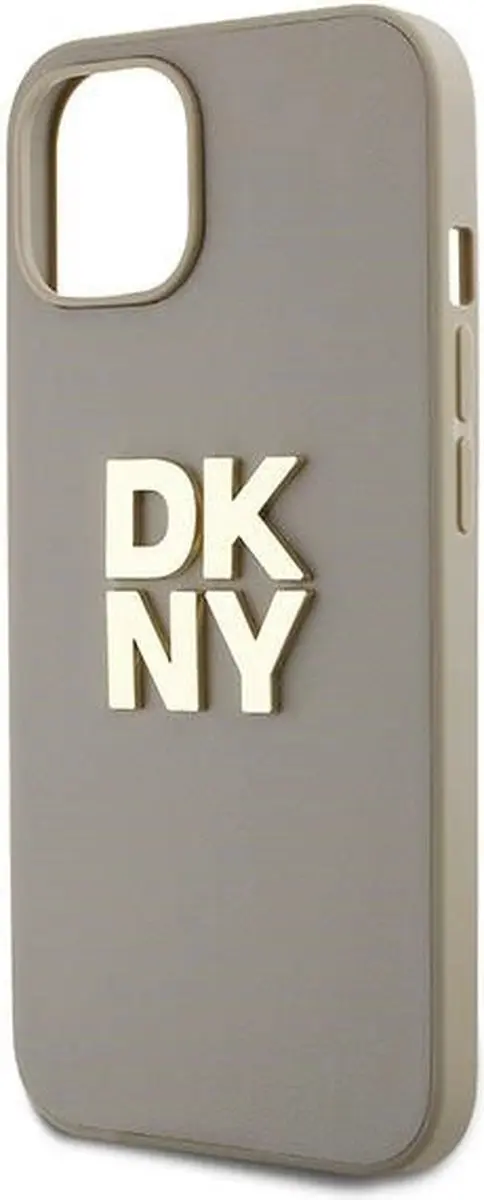 DKNY Polsband Stock Logo Hoesje iPhone 15/14/13 - Beige - afbeelding 3 van 6