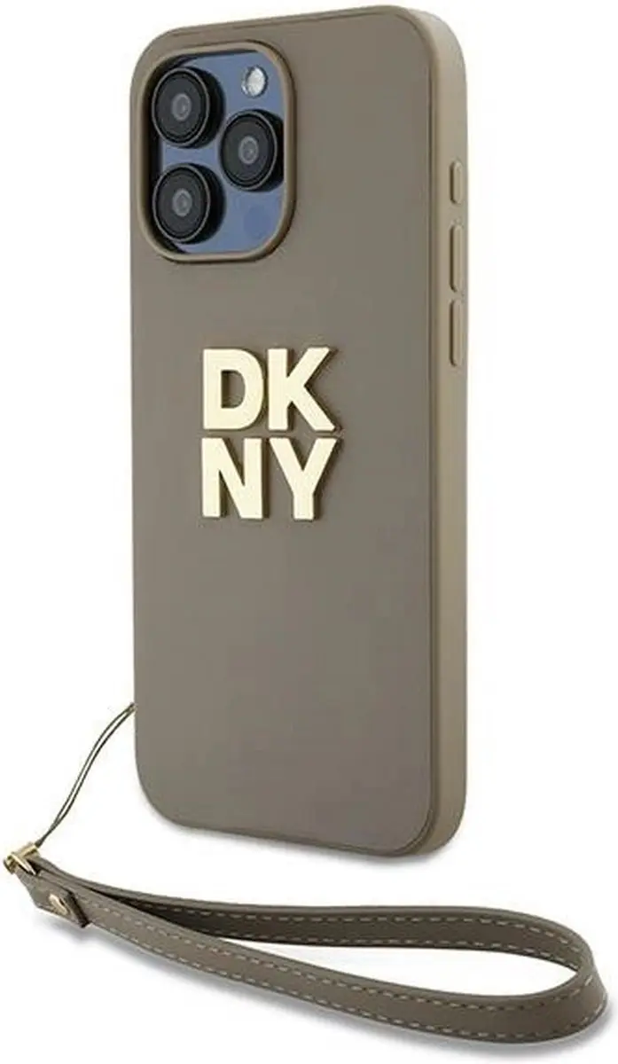 DKNY Polsband Stock Logo Hoesje iPhone 15 Pro
