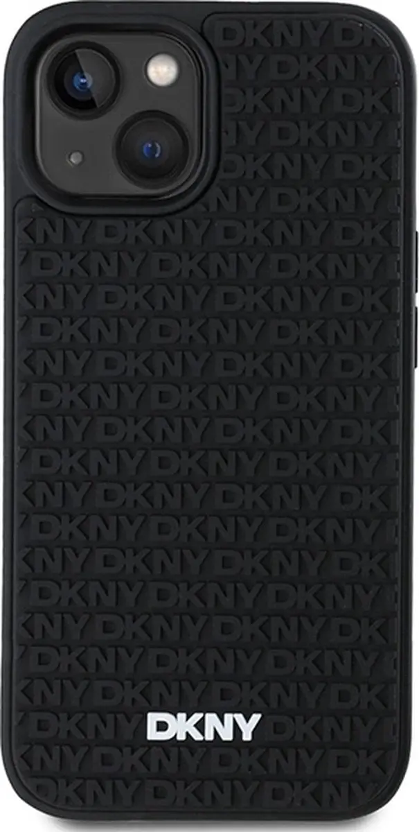 DKNY 3D Rubberen Hoesje iPhone 15/14/13 - Zwart - afbeelding 4 van 6