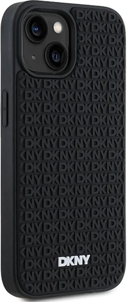 DKNY 3D Rubberen Hoesje iPhone 15/14/13 - Zwart - afbeelding 5 van 6