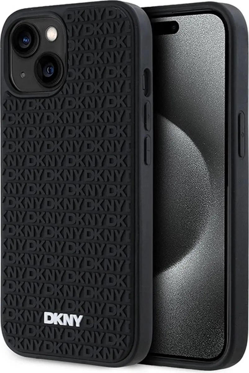 DKNY 3D Rubberen Hoesje iPhone 15/14/13