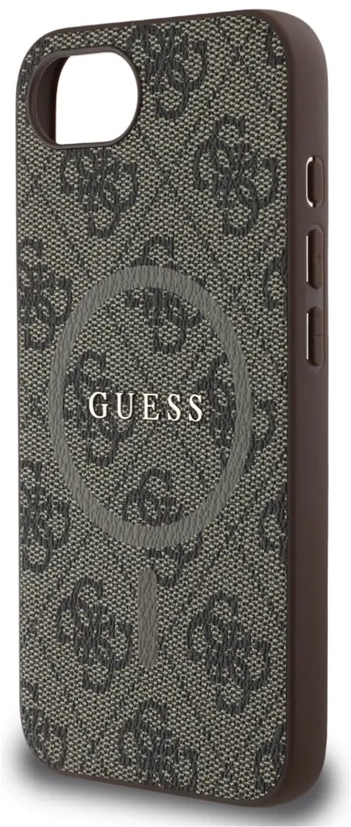 Guess 4G Ring Classic MagSafe iPhone Hoesje - Bruin - GUHMPSE4G4GFRW - afbeelding 6 van 6