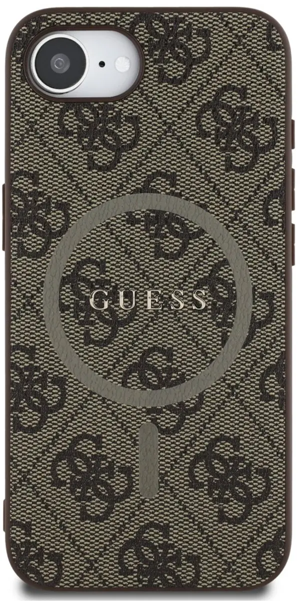Guess 4G Ring Classic MagSafe iPhone Hoesje - Bruin - GUHMPSE4G4GFRW - afbeelding 5 van 6