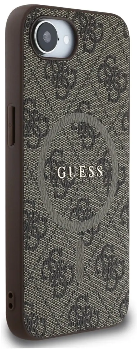 Guess 4G Ring Classic MagSafe iPhone Hoesje - Bruin - GUHMPSE4G4GFRW - afbeelding 2 van 6