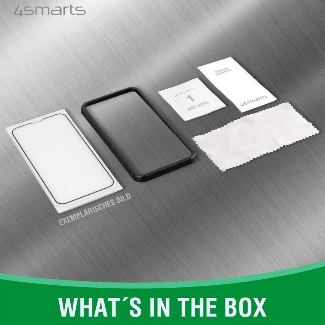 4Smarts X-Pro iPhone 13/13 Pro Schermbeschermer - Montageframe - afbeelding 4 van 6