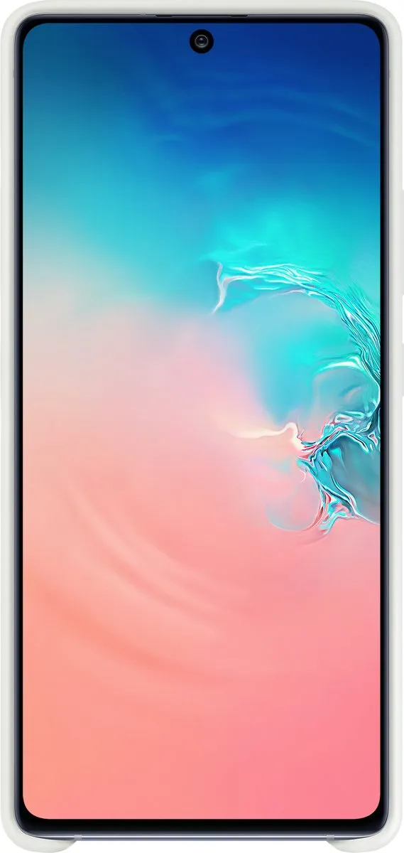 Samsung Silicone Cover EF-PG770TWEGEU - S10 Lite - Wit