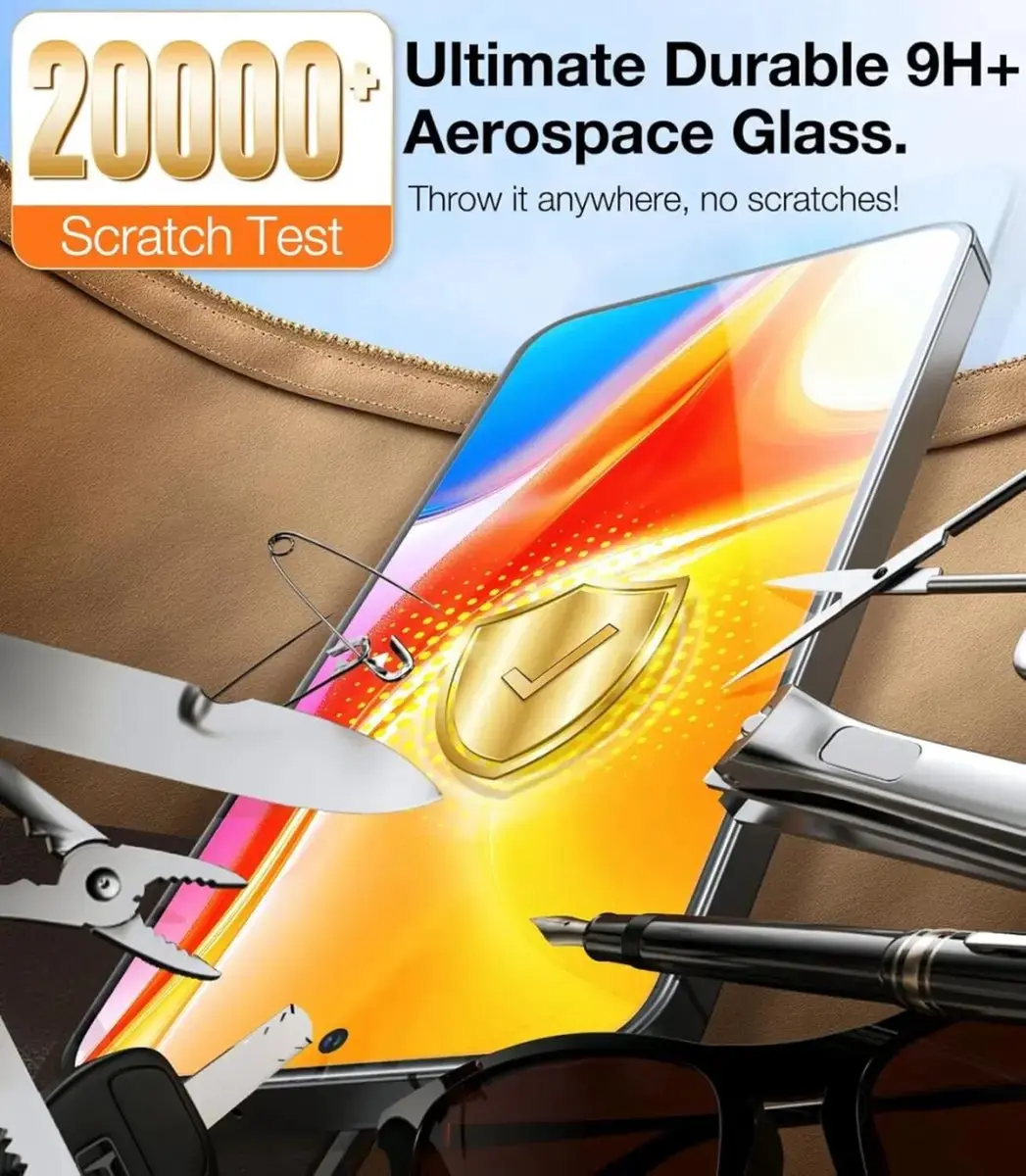 Torras Install Master 9H Glas voor Samsung Galaxy S25 - Screen Protector met Frame - afbeelding 5 van 6